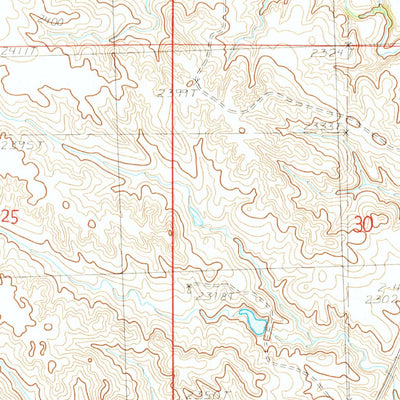 United States Geological Survey Bowen Ranch, SD (1983, 24000-Scale) digital map