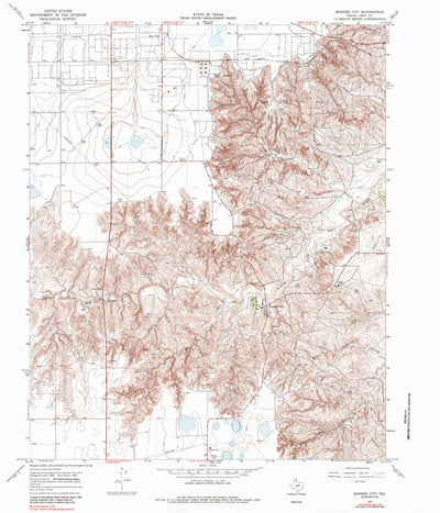 United States Geological Survey Bowers City, TX (1966, 24000-Scale) digital map