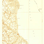 United States Geological Survey Bowers, DE-NJ (1934, 48000-Scale) digital map