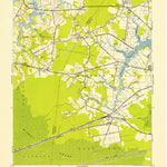 United States Geological Survey Bowers Hill, VA (1952, 24000-Scale) digital map
