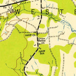 United States Geological Survey Bowers Hill, VA (1952, 24000-Scale) digital map