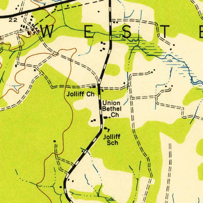 United States Geological Survey Bowers Hill, VA (1952, 24000-Scale) digital map