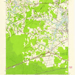 United States Geological Survey Bowers Hill, VA (1955, 24000-Scale) digital map