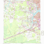 United States Geological Survey Bowers Hill, VA (1965, 24000-Scale) digital map
