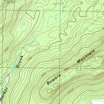 United States Geological Survey Bowers Mountain, ME (1988, 24000-Scale) digital map