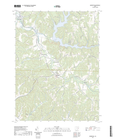 United States Geological Survey Bowerston, OH (2023, 24000-Scale) digital map