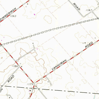 United States Geological Survey Bowersville, OH (1961, 24000-Scale) digital map