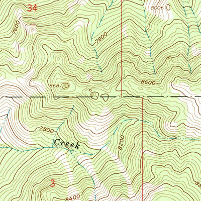 United States Geological Survey Bowery Creek, ID (1963, 24000-Scale) digital map