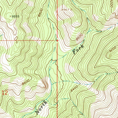 United States Geological Survey Bowery Creek, ID (1963, 24000-Scale) digital map