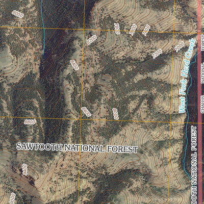 United States Geological Survey Bowery Peak, ID (2011, 24000-Scale) digital map