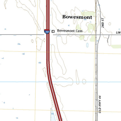 United States Geological Survey Bowesmont, ND (2020, 24000-Scale) digital map