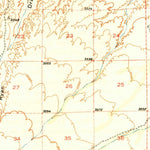United States Geological Survey Bowie, AZ (1950, 62500-Scale) digital map