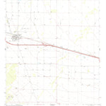 United States Geological Survey Bowie, AZ (1974, 24000-Scale) digital map