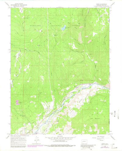 United States Geological Survey Bowie, CO (1965, 24000-Scale) digital map