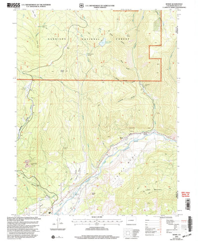 United States Geological Survey Bowie, CO (2001, 24000-Scale) digital map