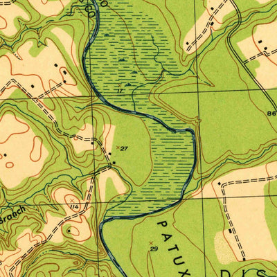 United States Geological Survey Bowie, MD (1944, 31680-Scale) digital map