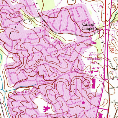 United States Geological Survey Bowie, MD (1957, 24000-Scale) digital map