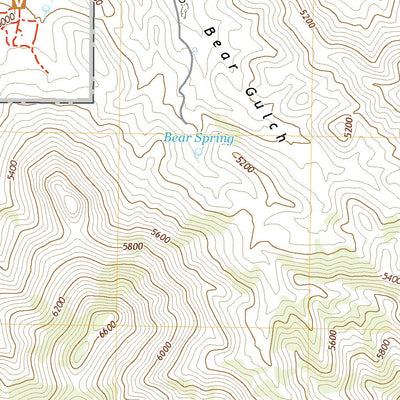 United States Geological Survey Bowie Mountain North, AZ (2021, 24000-Scale) digital map