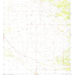 United States Geological Survey Bowie Mountain South, AZ (1974, 24000-Scale) digital map