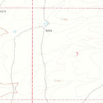 United States Geological Survey Bowie Mountain South, AZ (1974, 24000-Scale) digital map