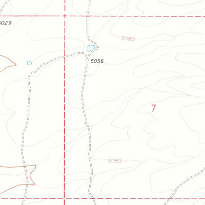 United States Geological Survey Bowie Mountain South, AZ (1974, 24000-Scale) digital map