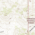 United States Geological Survey Bowie Mountain South, AZ (2021, 24000-Scale) digital map