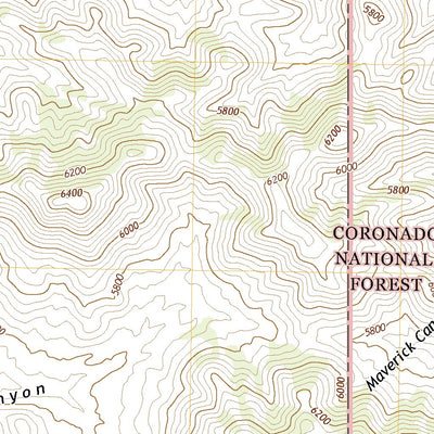 United States Geological Survey Bowie Mountain South, AZ (2021, 24000-Scale) digital map
