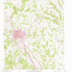 United States Geological Survey Bowie, TX (1961, 24000-Scale) digital map