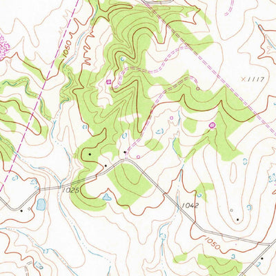 United States Geological Survey Bowie, TX (1961, 24000-Scale) digital map