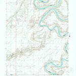 United States Geological Survey Bowknot Bend, UT (1988, 24000-Scale) digital map