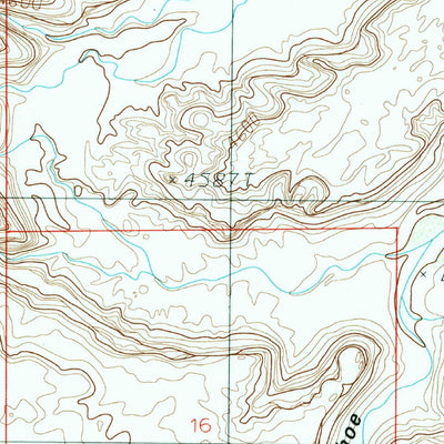 United States Geological Survey Bowknot Bend, UT (1988, 24000-Scale) digital map