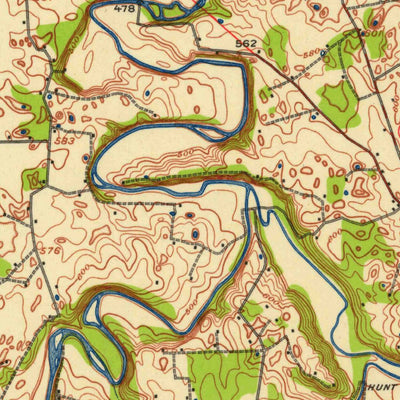 United States Geological Survey Bowling Green, KY (1921, 62500-Scale) digital map