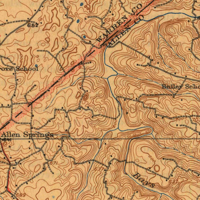 United States Geological Survey Bowling Green, KY (1923, 62500-Scale) digital map