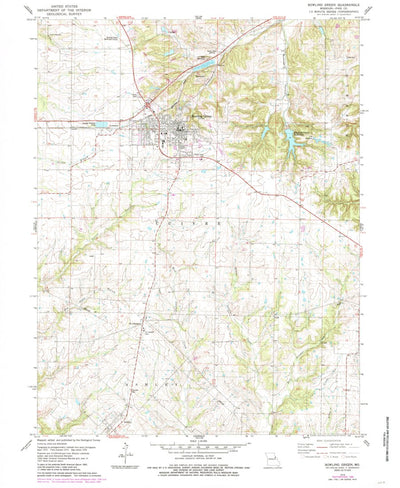United States Geological Survey Bowling Green, MO (1978, 24000-Scale) digital map