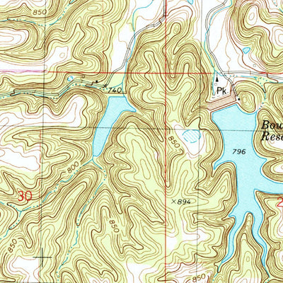 United States Geological Survey Bowling Green, MO (1978, 24000-Scale) digital map
