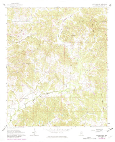 United States Geological Survey Bowling Green, MS (1964, 24000-Scale) digital map