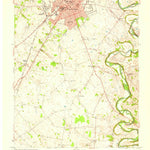 United States Geological Survey Bowling Green South, KY (1954, 24000-Scale) digital map