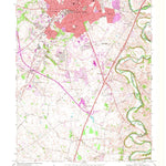 United States Geological Survey Bowling Green South, KY (1968, 24000-Scale) digital map