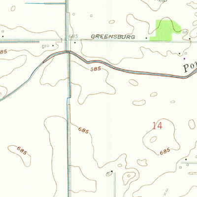 United States Geological Survey Bowling Green South, OH (1958, 24000-Scale) digital map