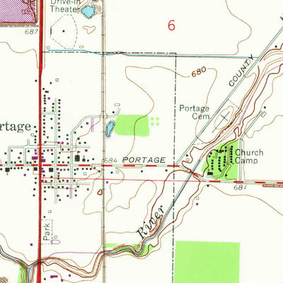 United States Geological Survey Bowling Green South, OH (1958, 24000-Scale) digital map