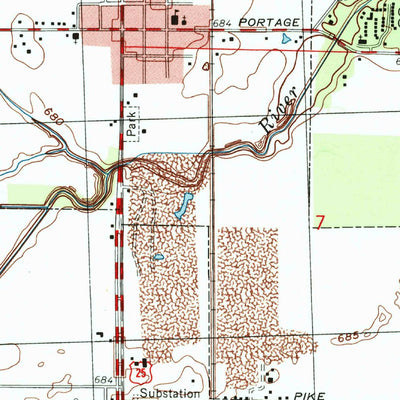 United States Geological Survey Bowling Green South, OH (1994, 24000-Scale) digital map
