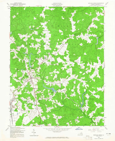 United States Geological Survey Bowling Green, VA (1949, 24000-Scale) digital map
