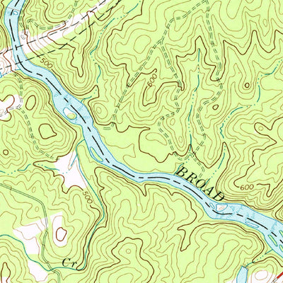 United States Geological Survey Bowman, GA (1972, 24000-Scale) digital map