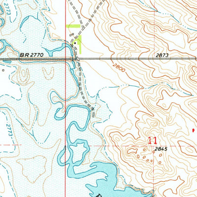 United States Geological Survey Bowman SE, ND (1973, 24000-Scale) digital map