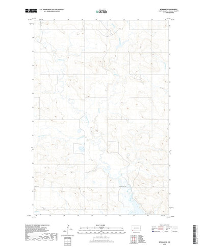 United States Geological Survey Bowman SE, ND (2020, 24000-Scale) digital map