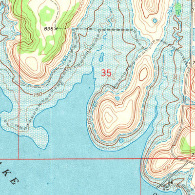 United States Geological Survey Bowring, OK-KS (1971, 24000-Scale) digital map