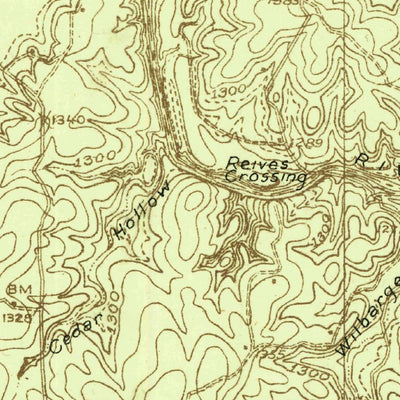 United States Geological Survey Bowser, TX (1925, 48000-Scale) digital map