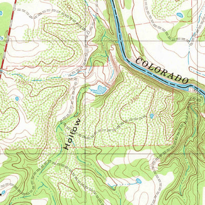 United States Geological Survey Bowser, TX (1980, 24000-Scale) digital map