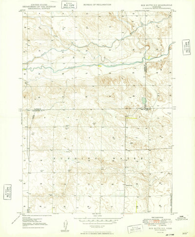 United States Geological Survey Box Butte NE, NE (1949, 24000-Scale) digital map