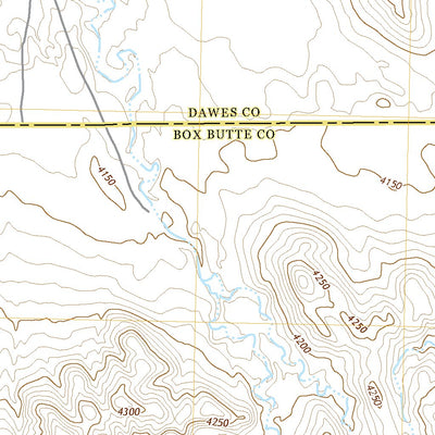 United States Geological Survey Box Butte Reservoir West, NE (2021, 24000-Scale) digital map